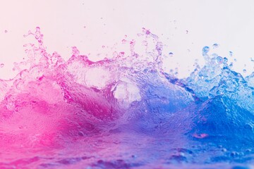 Colorful Water Splash Art
