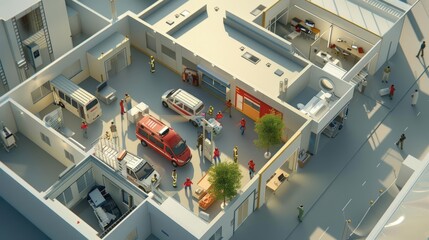 Create dynamic models of emergency management protocols, including incident command structures and response teams