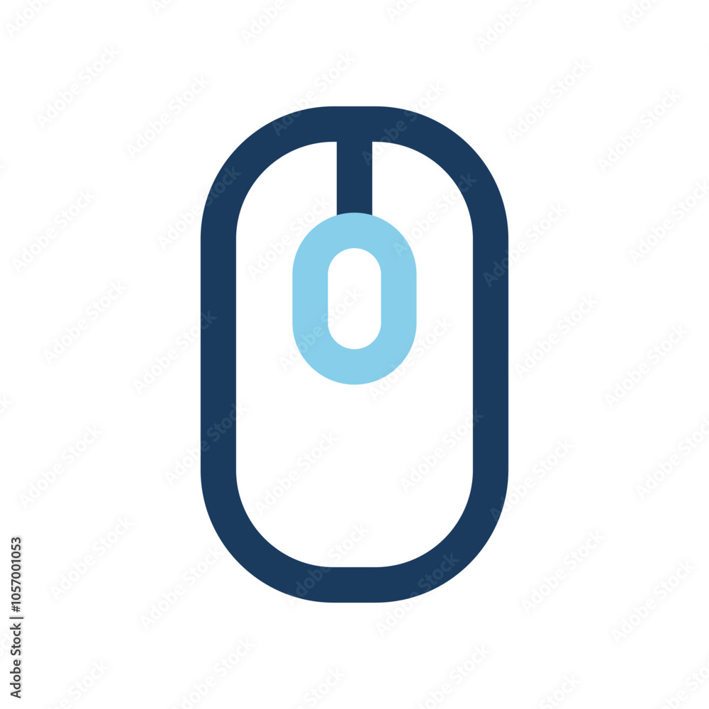 Poster mouse icons office color line for digital and business applications, can be used for websites, ui an
