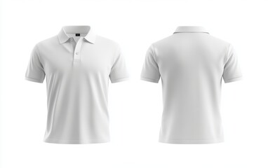 Blank White Polo Shirt Mockup