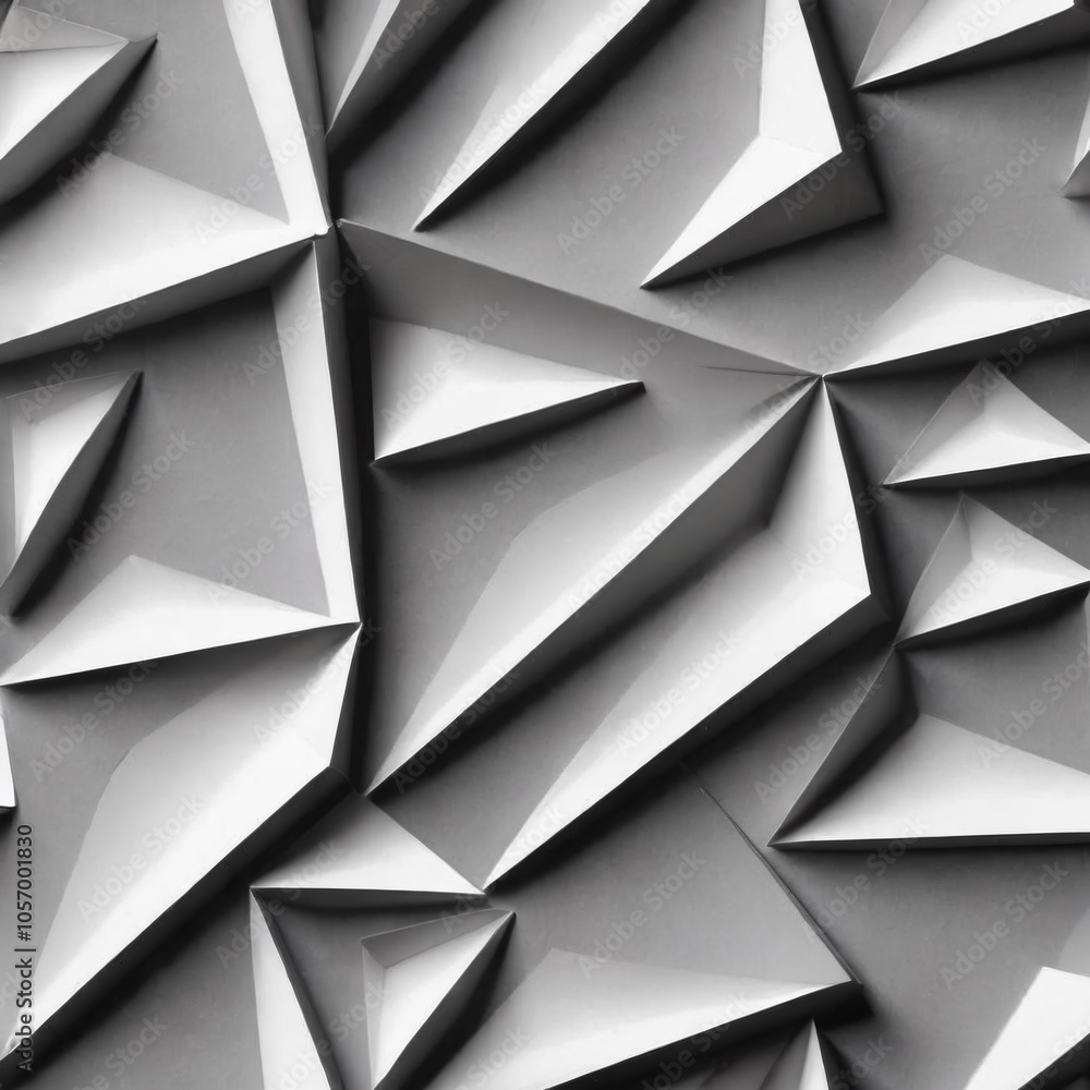 Aufkleber intricate geometric pattern displaying overlapping three-dimensional shapes creating unique texture 