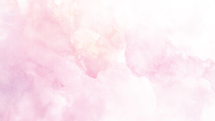 Fototapeta premium Pink watercolor pastel painted background, Abstract pink texture for design.