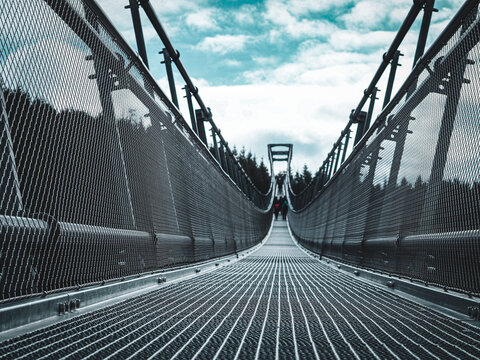 Sky bridge 721 - suspension bridge in Czechia