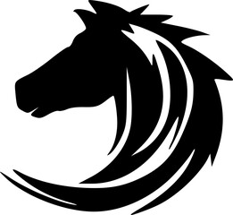 horse head logo design png