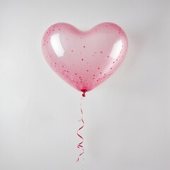 Dreamy Transparent Heart Balloon Art for Valentine's Day