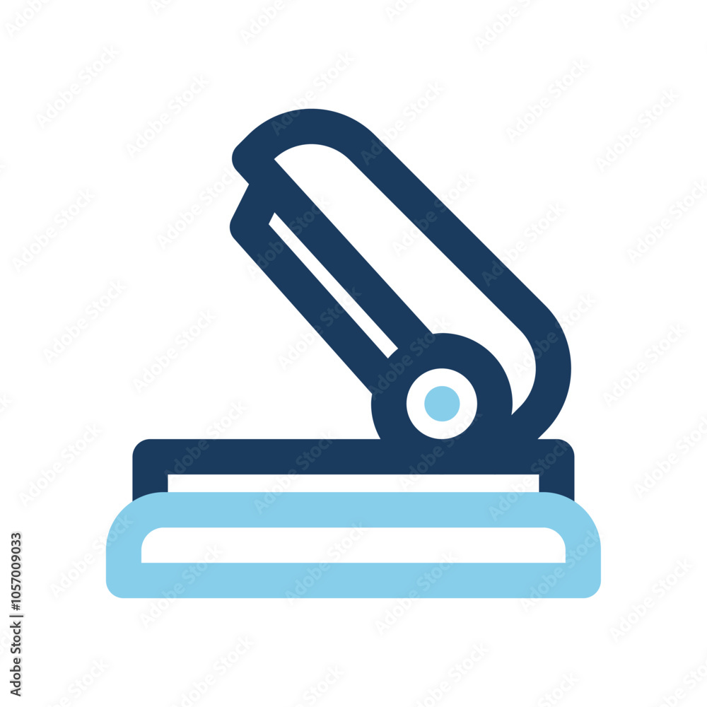 Poster stapler icons colorful line for digital business needs. can be used for websites, ui and mobile apps