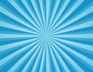 blue sunburst background
