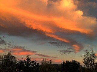 coucher de soleil ciel sunset couleurs