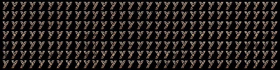 Mega logo collection, Abstract letter Y logo design. icons for business of luxury, elegant, simple.