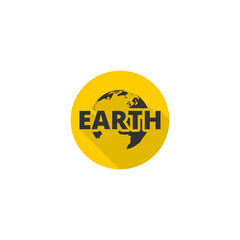 Earth, World icon isolated on transparent background