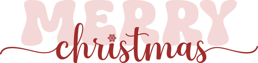Festive Merry Christmas Graphic