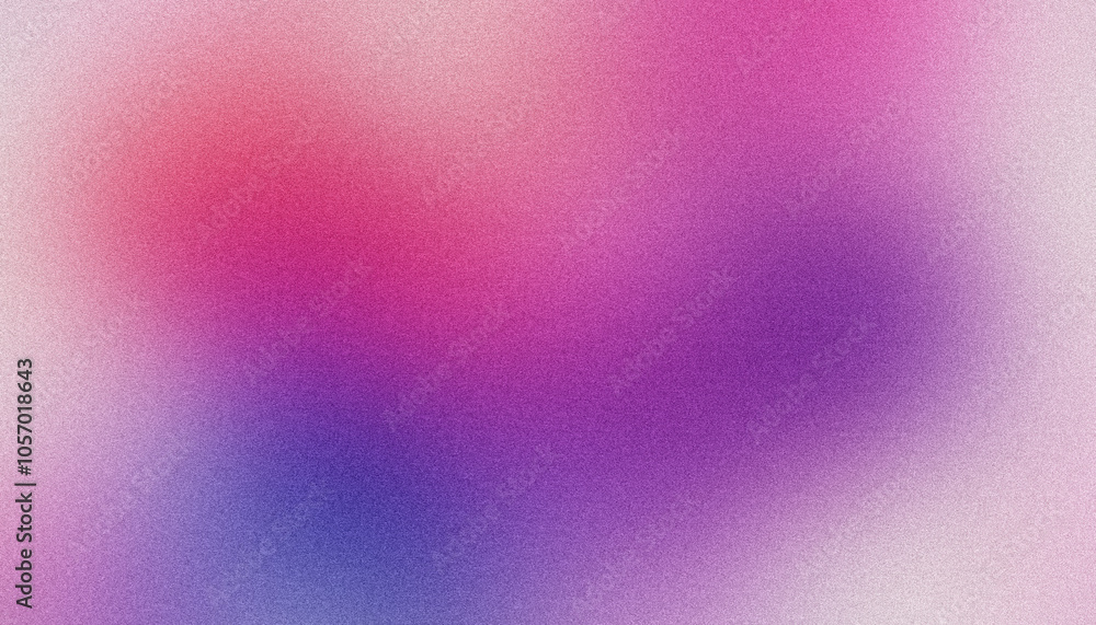 Poster pink and purple grainy gradient fading to white, creating a soft and textured background