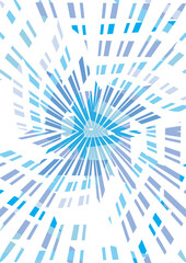 The background image is in blue tones. Alternate with straight lines, used in graphics.