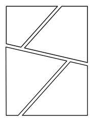 Layout comic or manga background