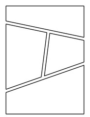 Layout comic or manga background