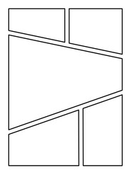 Layout comic or manga background