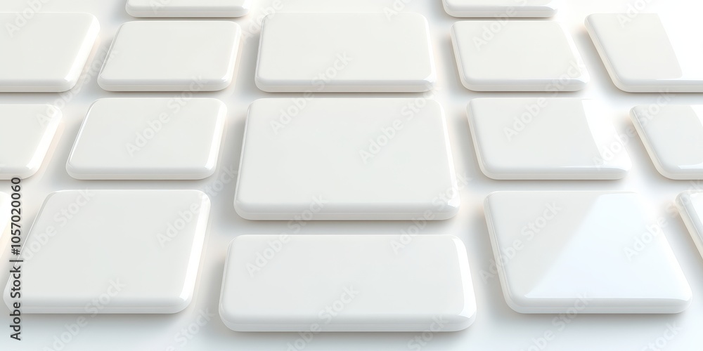 Poster abstract white square pattern background minimalist design modern texture