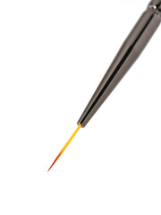 manicure brushes on a white background