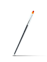 manicure brushes on a white background