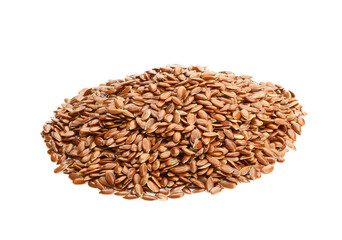 Flax seed on transparen png.