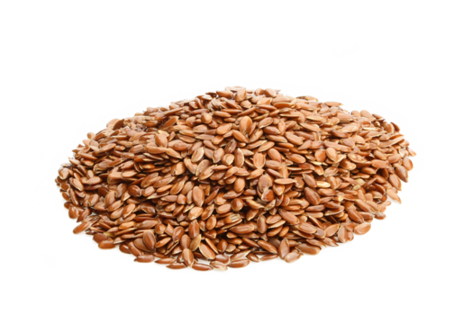 Flax seed on transparen png.