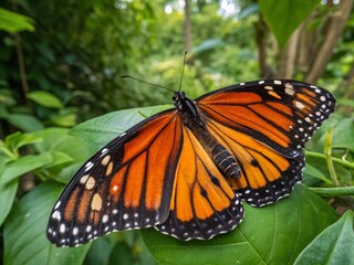 Naklejka premium Closeup of a Butterfly Wing with Vibrant Colors in Drone Photography for Nature Lovers and Color Enthusiasts