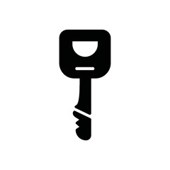 broken key icon flat line symbol set.