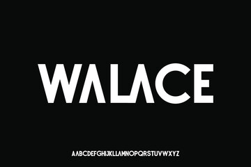 Fototapeta premium Display alphabet font vector design suitable for headline, poster, logo, magazine and many more