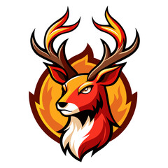 deer head vector