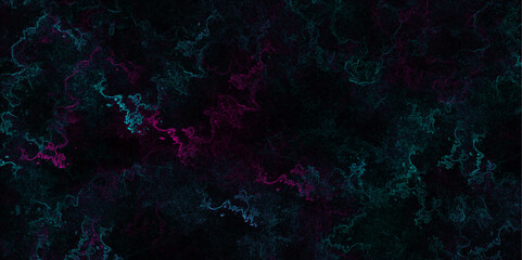 Trendy living red color texture of a concrete wall with cracks and scratches. Star field background Aquamarine and pink dark red pink, teal and purple nebula universe. Fantastic outer view space	