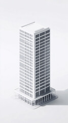 Fototapeta premium Looking Up modern high-rise office buildings, Economics, banking, business and finance concept. A fragment of a modern office building 