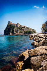 Aragonese Castle, Ischia Ponte, Ischia, Gulf of Naples, Campania, Italy
