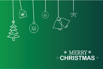 Christmas greeting card, Christmas Typography 