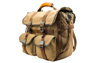 Stylish brown messenger bag with multiple pockets and adjustable straps, ideal for daily use and travel.