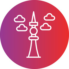 Fernsehturm Berlin Icon Style © designing ocean