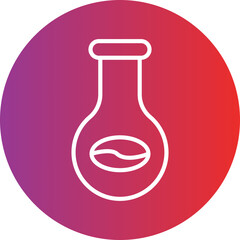 Coffee Science Icon Style