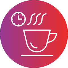 Coffee Time Icon Style