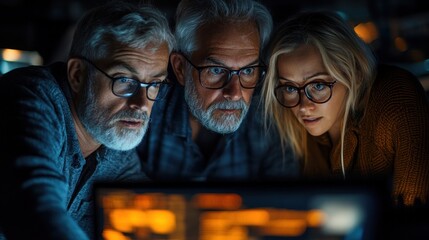 IT team brainstorming solutions to a technical problem, showcasing the collaborative and innovative spirit of the tech industry