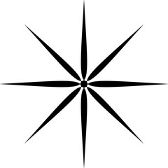 Burst Star Silhouette Icon vector.
Sparkle Star Silhouette Icon.
starburst symbol.
star icon svg.