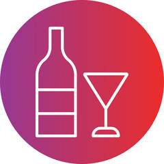 Drinking Icon Style