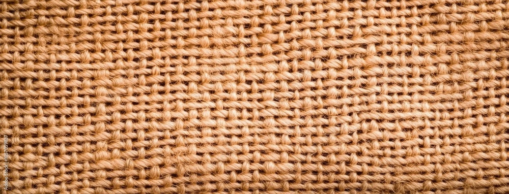 Poster exploring the intricate details of natural jute rope showcasing its unique texture and warm hues in 