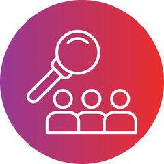 Hiring Staff Icon Style