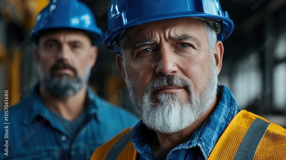 Poster supervisor and employee discussing a production issue with tension, representing communication break