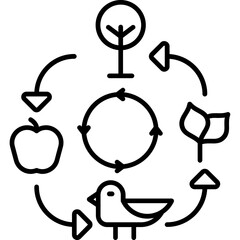 Food Web Icon