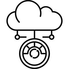 Cloud Load Testing Icon
