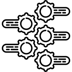 Infographic Gear Icon