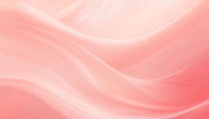 Obraz premium Subtle light gradient on an abstract coral pink background with flowing waves, creating a calming and serene atmosphere