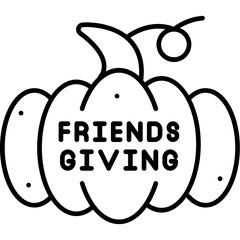 Friendsgiving Icon