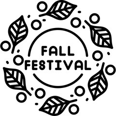 Fall Festival Icon