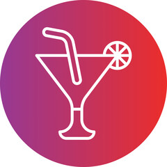 Cocktail Icon Style